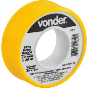 Fita Veda Rosca PTFE 12mm x 20m - VONDER