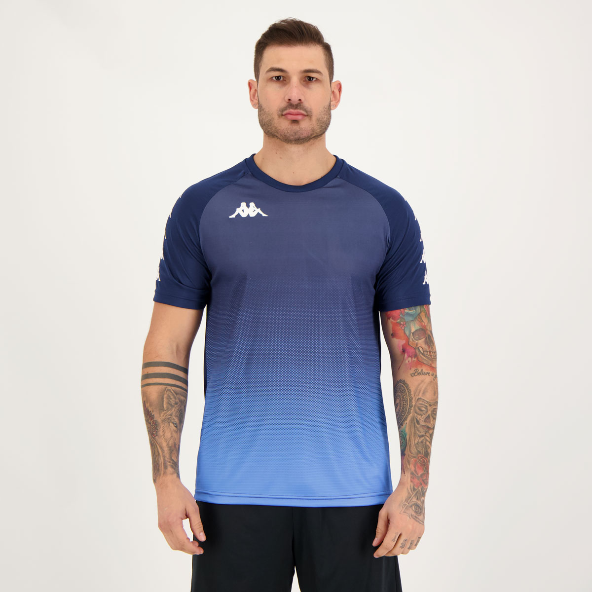 Camisa Kappa Sport Carrell Marinho
