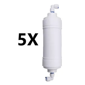 Kit 5 Refil Carvão Hk1000 Hoken Lider Dl50 Acqua Star