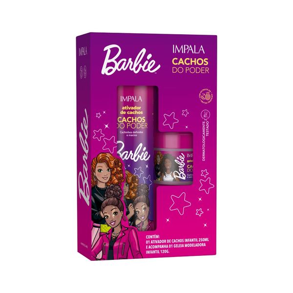 Ativador+gel Modelador Impala Barbie 250ml+120g Cachos Do Poder