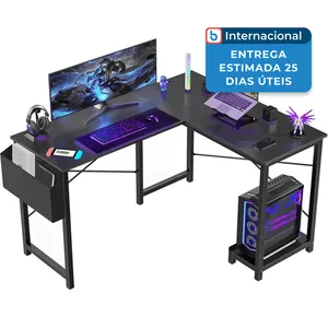 Mesa Gamer Em Formato De L Sweetcrispy Preto A-MBI