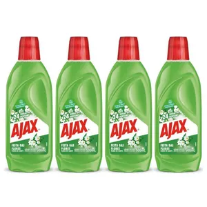 Kit 4 Limpador Ajax Festa Das Flores - Flores do Campo 500Ml