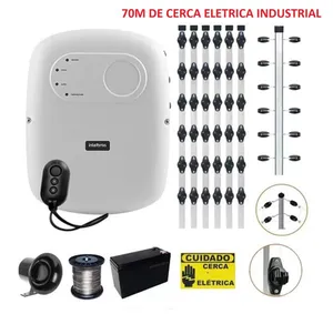 Kit Cerca Elétrica Intelbras Industrial 70 Metros Big Haste