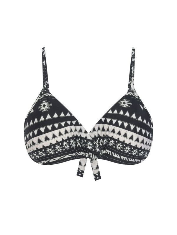 Top Meia Taça Estampado San Juan PRETO PP