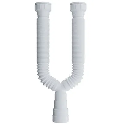 Sifão Blukit Tubo Extensivo Duplo Universal Branco (MP)