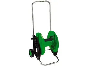 Suporte Enrolador De Mangueira 50m Com Carrinho Em 65 Trapp