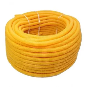 Conduíte Corrugado Dinoplast 5-8 Polegada 50M para Passagem de Fios com Material 100% Reciclado Amarelo Higipack Conduíte Corrugado Dinoplast 5-8 Polegada 50M para Instalação Elétrica 100% Reciclado Amarelo