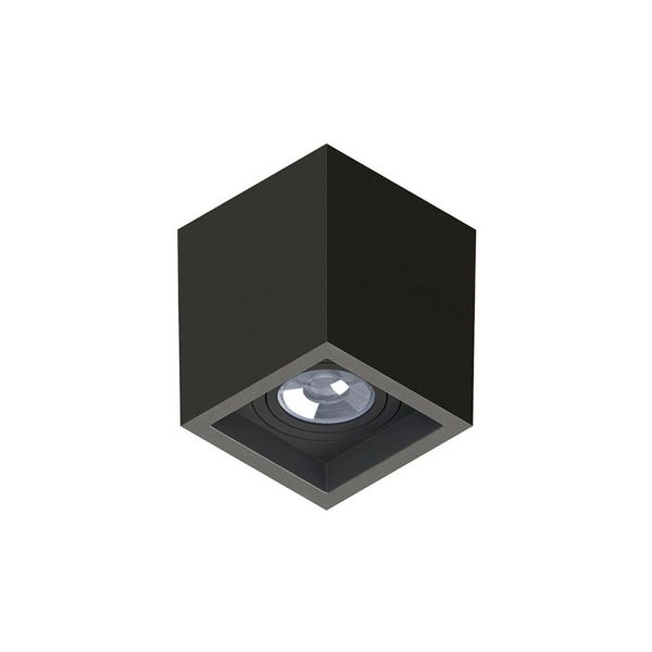 Spot De Sobrepor Boxit Recuado Quadrado Save Energy Par 20 E27 Bivolt Preto Se-385.2561
