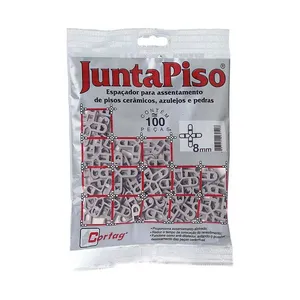 Espaçador Juntapiso 8mm 100 Peças Cortag
