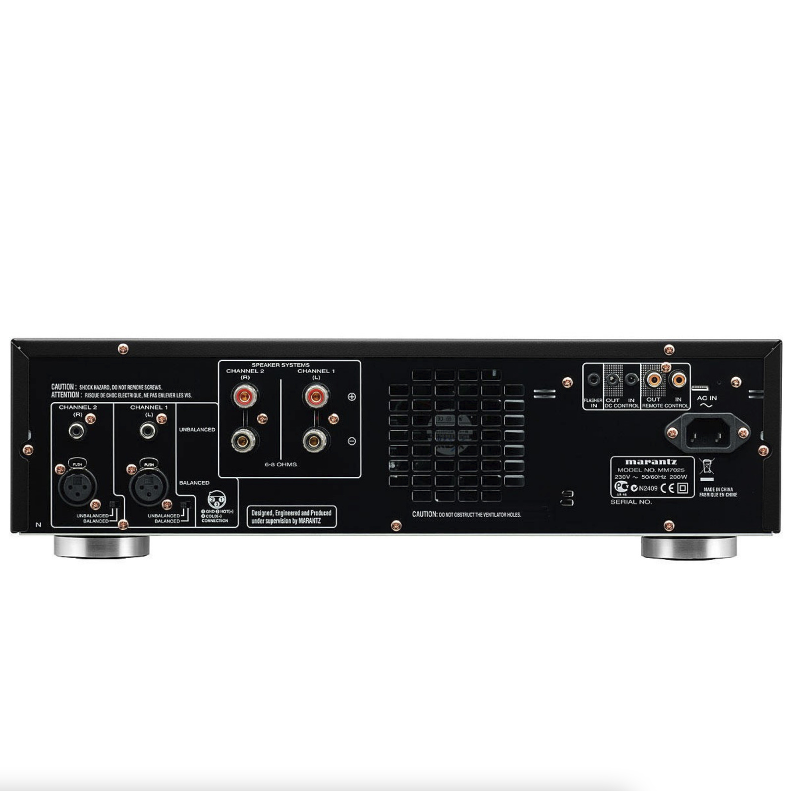 Amplificador Marantz MM7025 Estéreo 140W ( 220v )