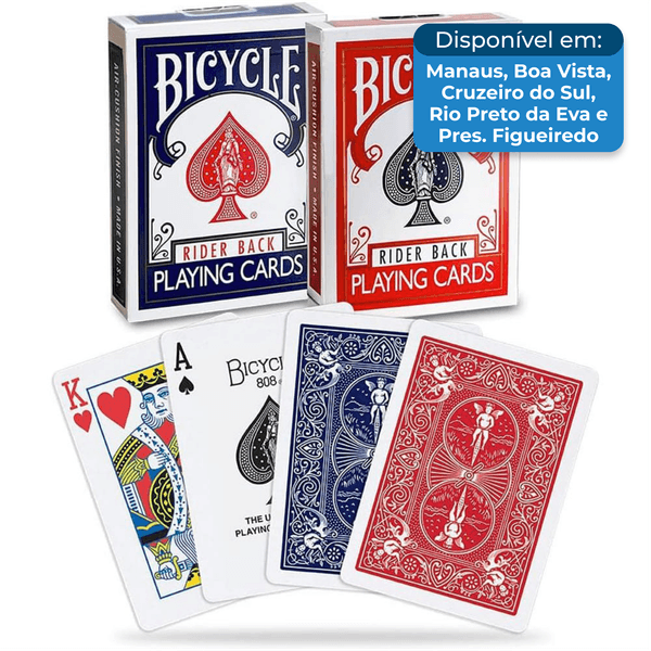 Baralho de Cartas 2 Unidades Bicycle Rider Back A-BI