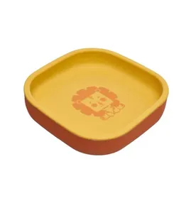 Prato de Silicone com Ventosa 410ml Leão Leo - Kouii Leão Leo