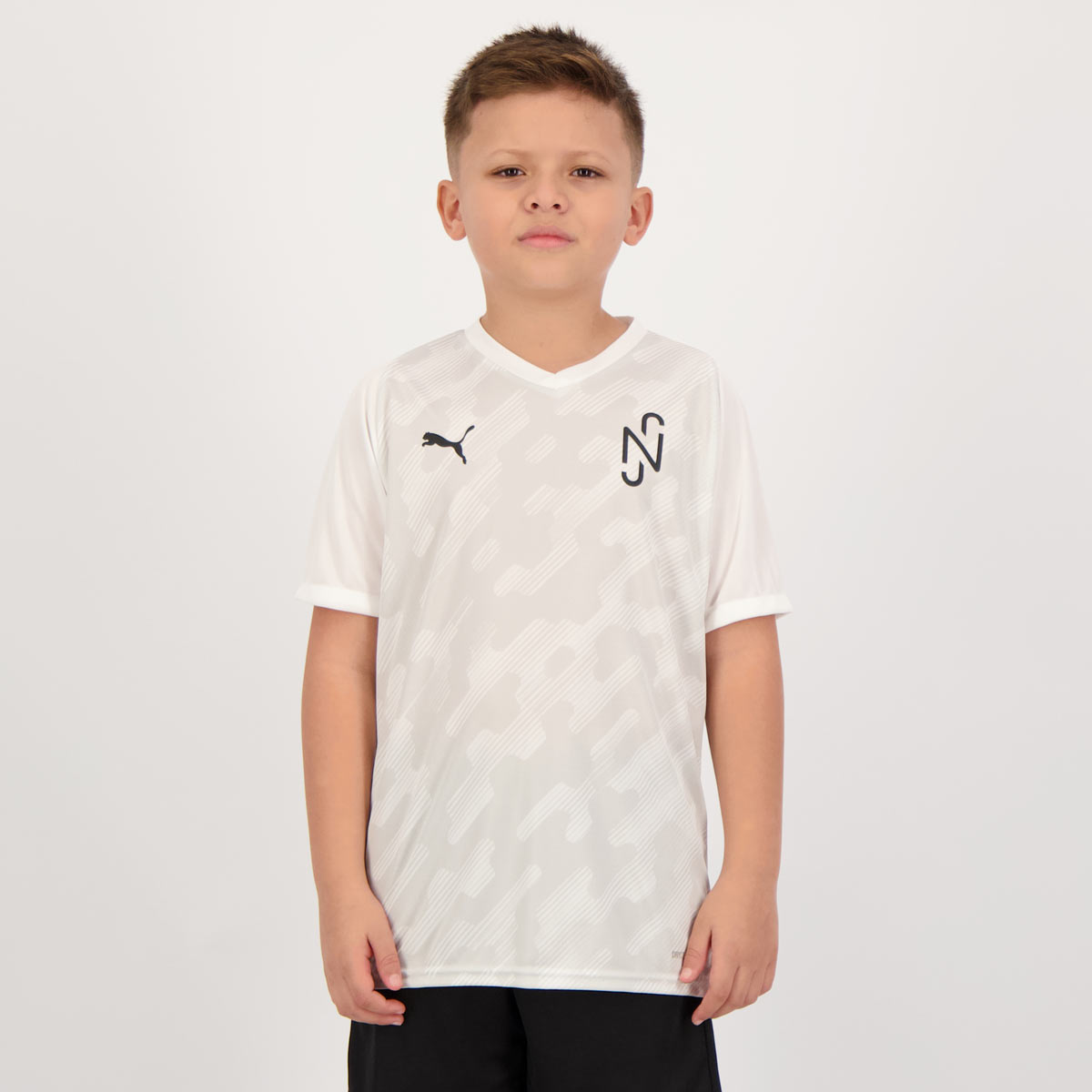 Camisa Puma Neymar NJR Team Liga Juvenil Branca