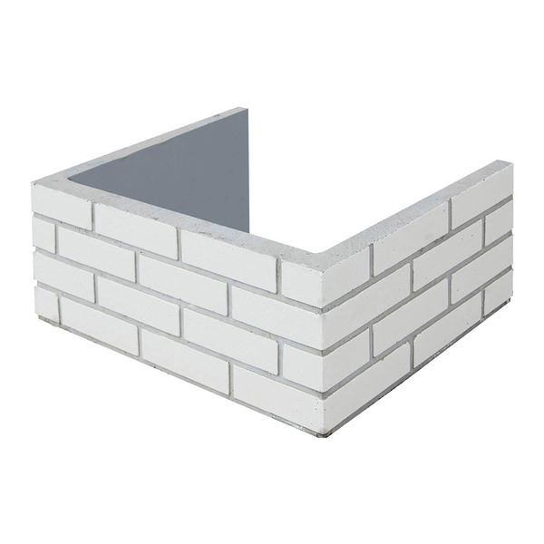 Prolongador Coifa Concreto Atacadão Lazer 65x55x25cm Tijolinho Areia