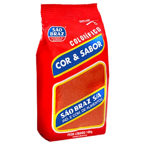 Colorífico São Braz Cor e Sabor 100g