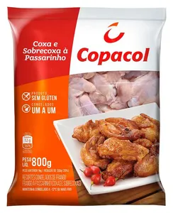 Coxa e Sobrecoxa à Passarinho Copacol Congelada 800g