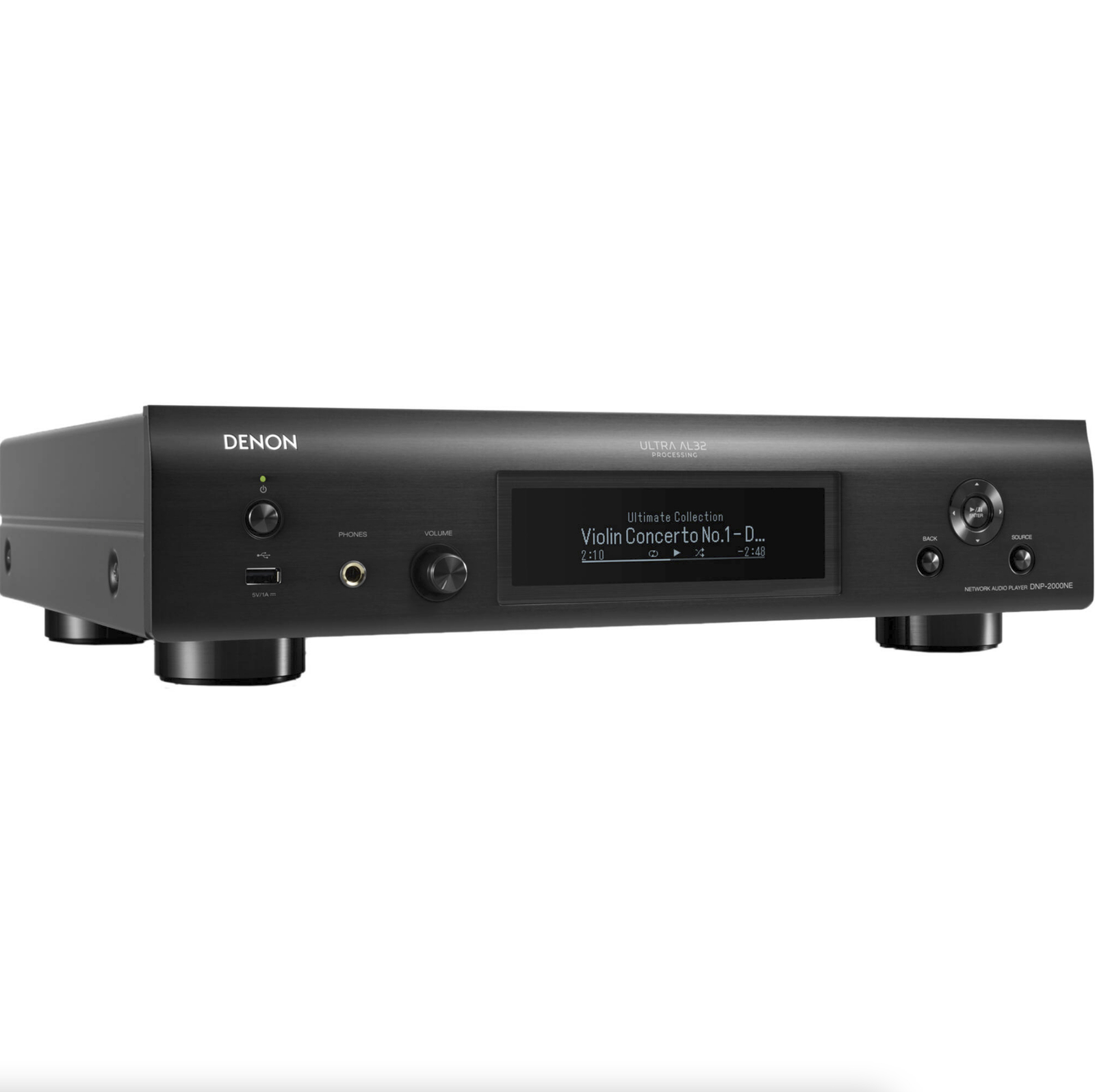 Denon DNP-2000NE Streamer de áudio DAC de alta resolução com HEOS ( Preto ) Made In Japão - 120v