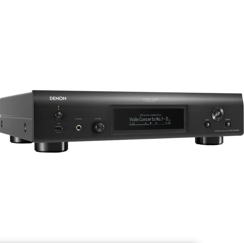 Denon DNP-2000NE Streamer de áudio DAC de alta resolução com HEOS ( Preto ) Made In Japão - 120v