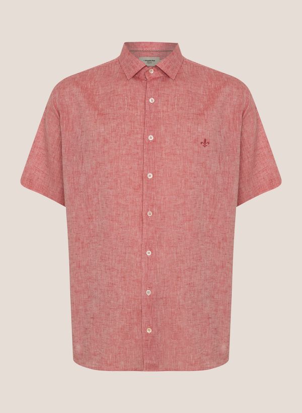 Camisa Comfort Fit Linenblend Dudalina Masculina 2