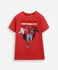 camiseta infantil de algodão homem aranha vermelha 8