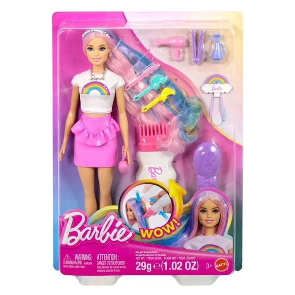 BARBIE FASHIONISTA PINTA E DECORA O CABELO - MATTEL