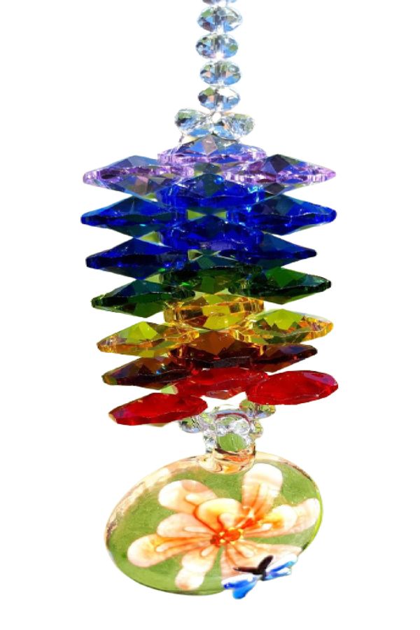 "Pingente de Cristal - Suncatcher - Murano +""Los Angeles"""