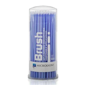 Aplicador Descartável de Plástico s/ Memória Brush Microdont Regular