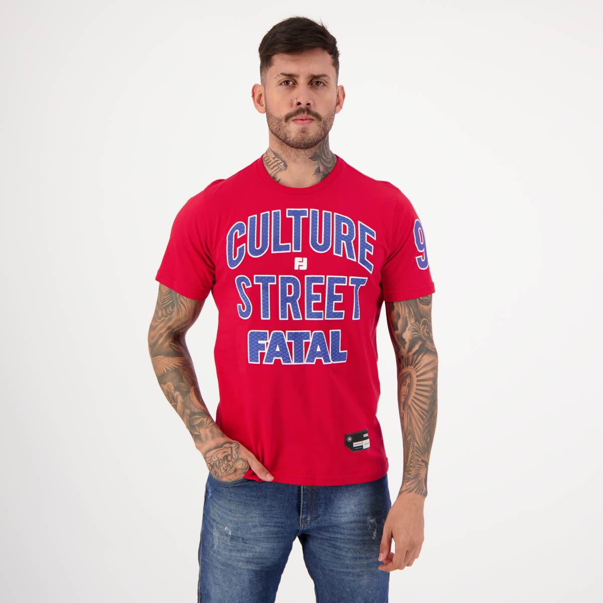 Camiseta Fatal Street Culture Vermelha