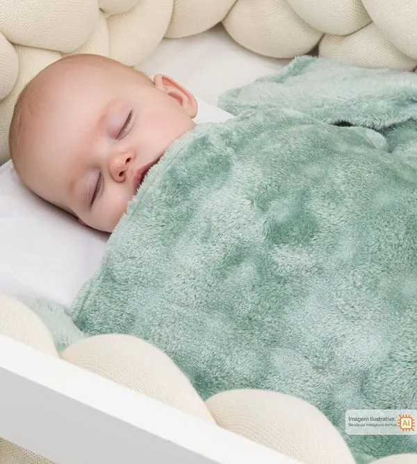 Cobertor Lille Baby 90 x 110 cm Verde