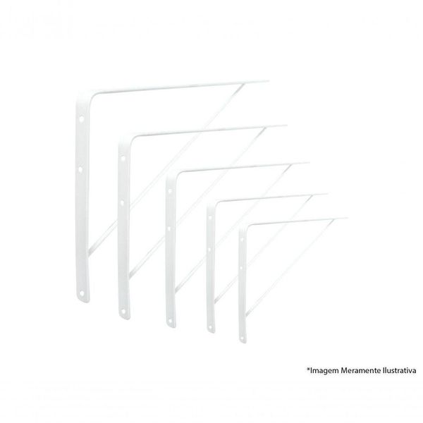 Suporte P-prateleira Japones Reforcada Br 15cm. C-12pcs