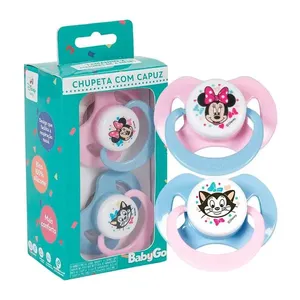 Chupeta Babygo Mickey Ortodôntico Silicone 2 Unidades Tamanho 1 3794