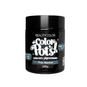 Máscara Pigmentante Preto Blackout Beautycolor 240G
