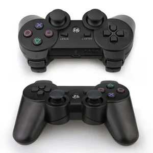 Kit Com 2 Manete Controle Joystick Sem Fio Compatível Com Playstation 3 Ps3