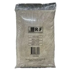 Areia Média Lavada 20Kg R&F Areia Lavada Média 20Kg R&F