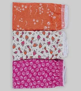 Kit Calcinha Estampada com 3 unidades - 6526 De 2 a 6 anos Colorido - M