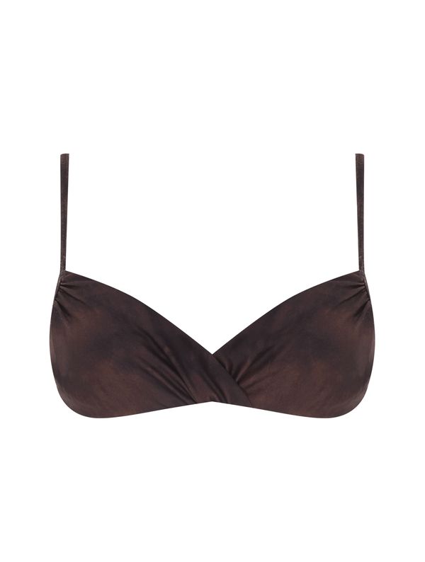 Top Meia Taça Estampado All Black PRETO P