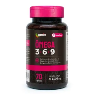 Suplemento Alimentar Omix Ômega 3.6.9 Mulher 70 Cápsulas