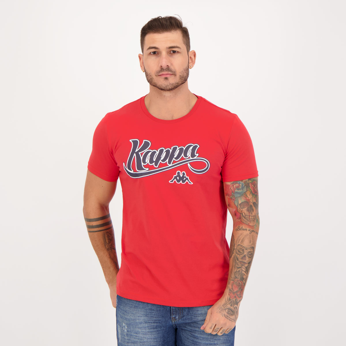 Camiseta Kappa Style Vermelha