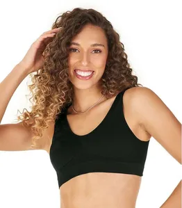 Top Com Alça Larga Sem Costura Zee Rucci Preto GG