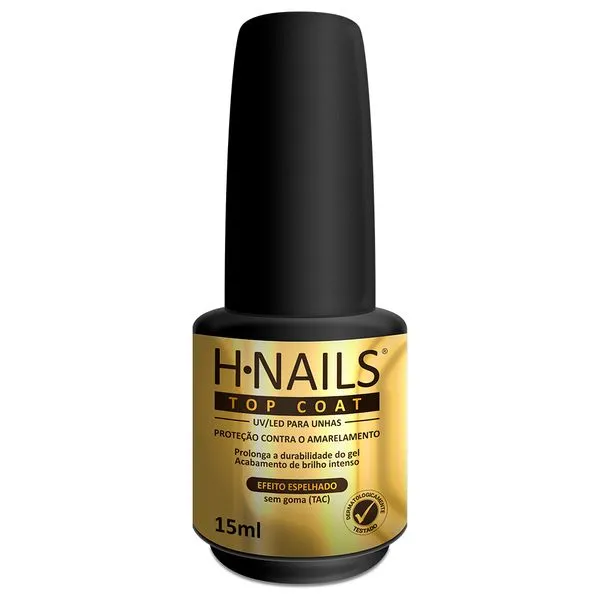 Top Coat Para Unhas Em Gel H Nails Uv/Led 15ml