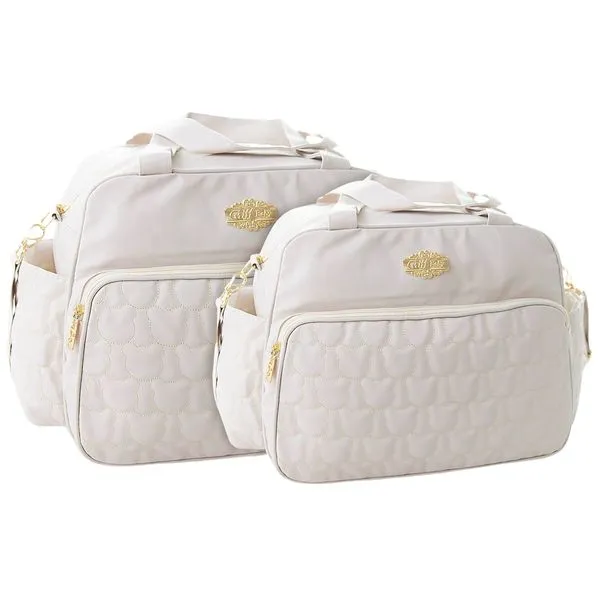 Kit Bolsas Maternidade Griff Baby 3045/3046 Bege