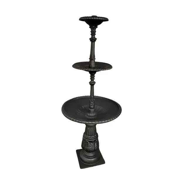 Fonte Centro Pequim 3 Quedas 160cm 60cm Ferro Fundido S/ Bmb