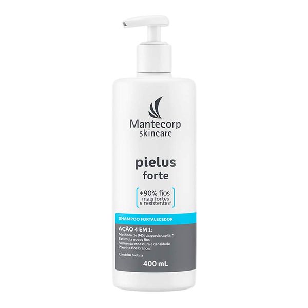 Shampoo Fortalecedor Mantecorp Skincare Pielus Forte 400ml