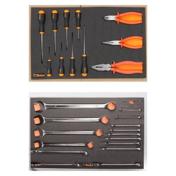 Kit de Ferramentas 5921BR-STR1-CA4 para Reparos e Manutenção com 24 Peças e Berços em EVA S M Ferramentas Kit Berços Starter Beta 5921br-str1-ca4 Com 24 Ferramentas – Completo E Profissional