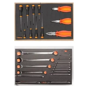 Kit de Ferramentas 5921BR-STR1-CA4 para Reparos e Manutenção com 24 Peças e Berços em EVA S M Ferramentas Kit Berços Starter Beta 5921br-str1-ca4 Com 24 Ferramentas – Completo E Profissional