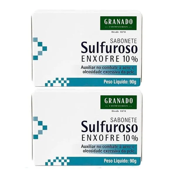 KIT 2 Sabonetes em Barra Sulfuroso Granado 90g