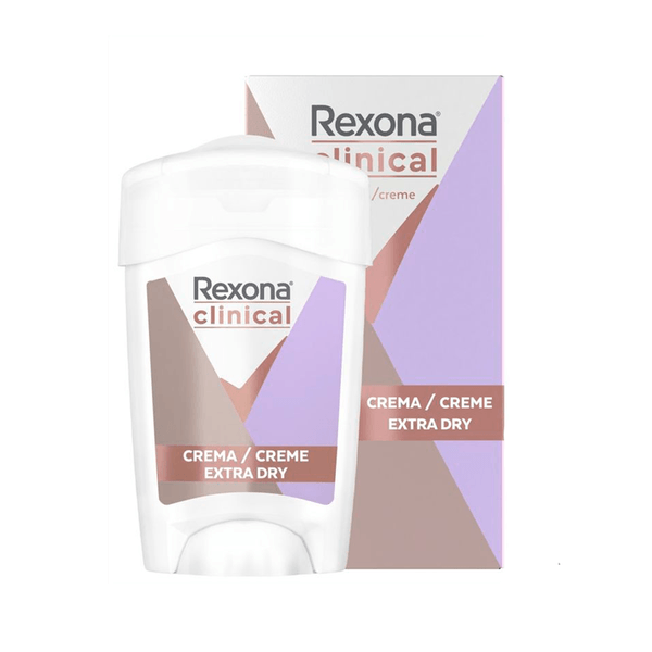 Desodorante Antitranspirante em Creme Rexona Clinical Extra Dry 48g