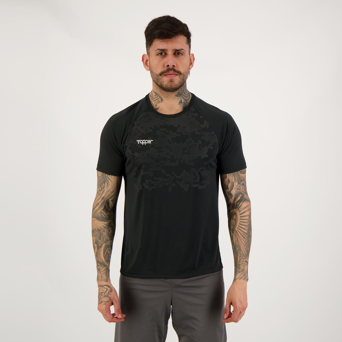 Camisa Topper Futebol Camp II Preta