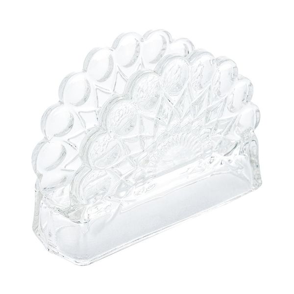 Porta-Guardanapos Wolff Angel Cristal 12,5x4,5x9cm Design Clássico e Elegante Transparente