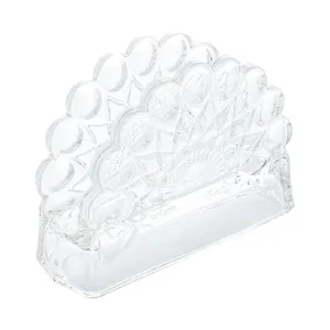 Porta-Guardanapos Wolff Angel Cristal 12,5x4,5x9cm Design Clássico e Elegante Transparente